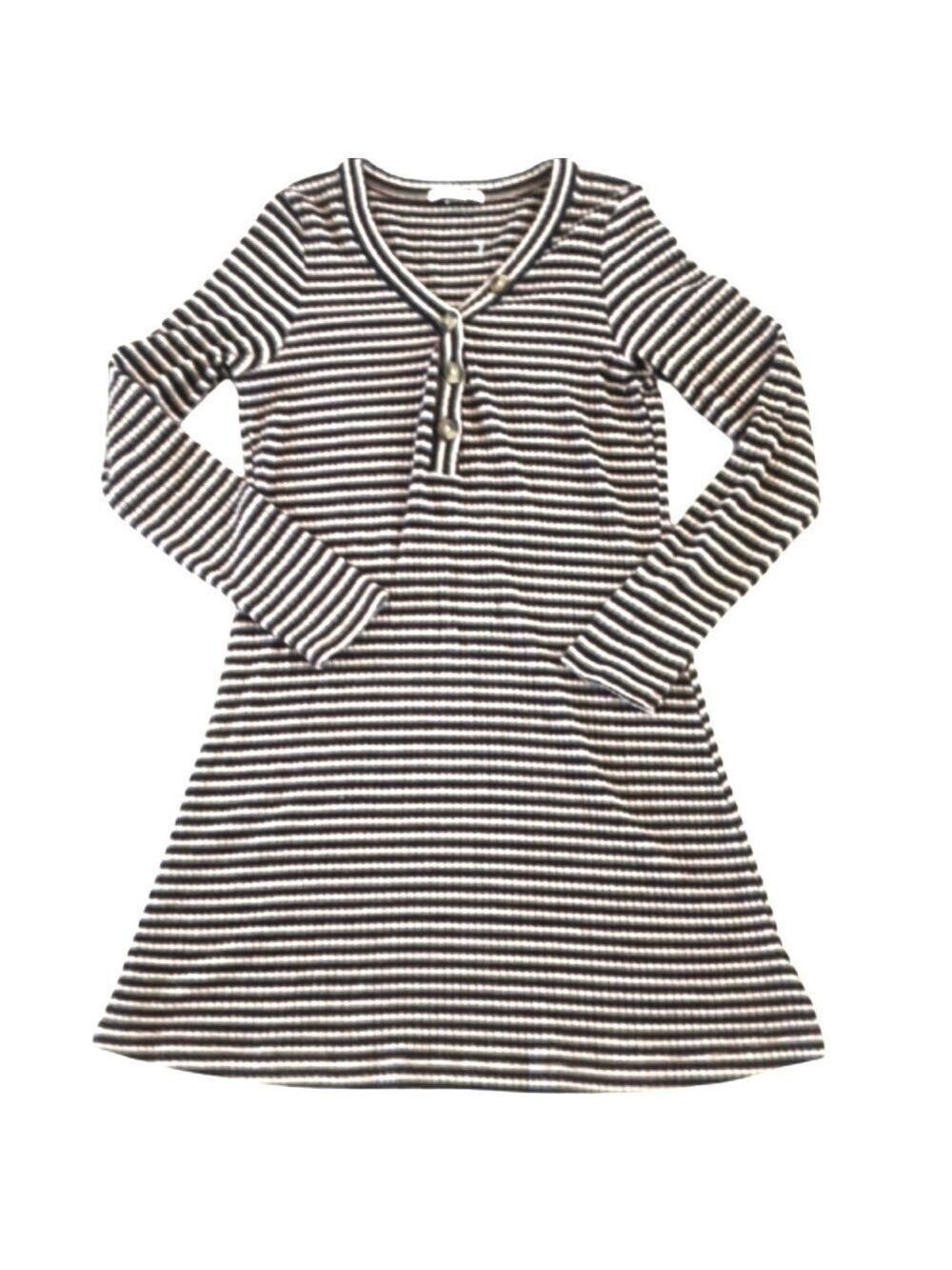 AMERICAN Eagle NWOT striped Henley tee dress medium